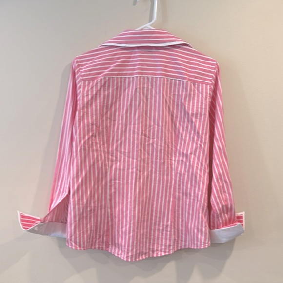 🔥Brooks Brothers Pink and White Striped Shirt🔥 - Picture 6 of 6